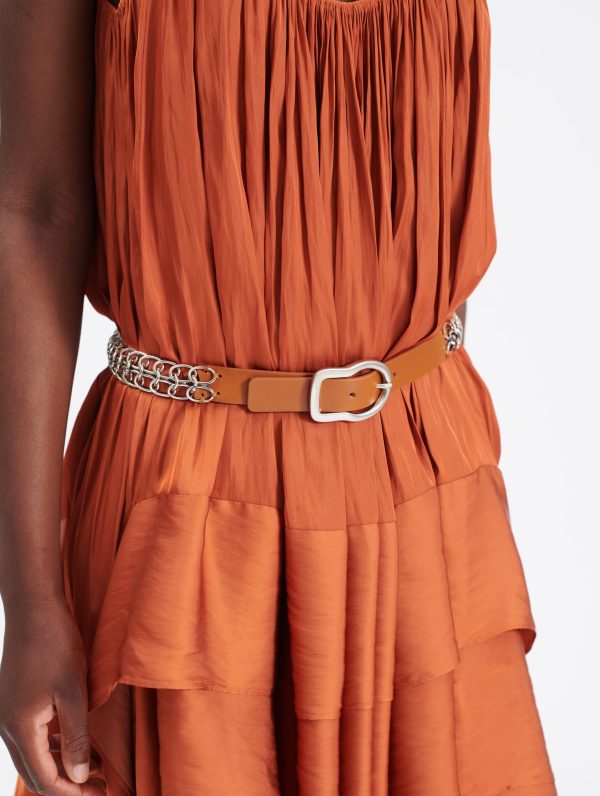 Chain-link camel belt Hot on Sale