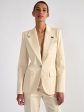 Sand stretch cotton gabardine 3-pocket jacket Hot on Sale